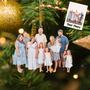 Custom Family Photo Ornament, Family Christmas Ornament, Gift For Family Members, Friends