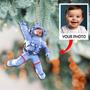 Custom Photo Ornament - Custom Kid's Face Ornament - Christmas Gift For Family, Family Members, Kids