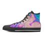 Abstract Trippy Holographic Men's High Top Shoes