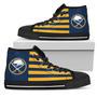 American Flag Buffalo Sabres High Top Shoes