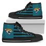 American Flag Jacksonville Jaguars High Top Shoes