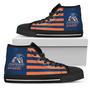 American Flag UTEP Miners High Top Shoes