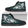 Batman Style Philadelphia Eagles High Top Shoes