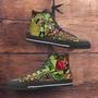 Beauty And The Beast Canvas High Top Shoes