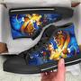 Beauty And The Beast Sneakers Couple High Top Shoes Gift High Top Shoes