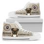 Border Terrier Coffee Co High Top Shoes