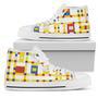 Broadway Boogie Woogie by Mondrian High Top Shoes