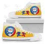 Busch Grateful Dead Beer High Top Shoes Beer Lover Unisex High Top Canvas Shoes