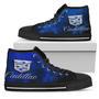 Cadillac Thunder High Top Shoes Blue