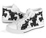 Cats High Tops For Womens Canvas Shoes For Men Funny Cats Shoes Black And White Sneakers Gift For Cat