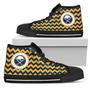 Chevron Broncos Buffalo Sabres High Top Shoes