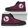 Chevron Broncos Houston Texans High Top Shoes