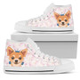 Chihuahua Crown High Top Shoes