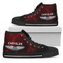 Chrysler Thunder High Top Shoes Red