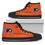 Circle Logo Philadelphia Flyers High Top Shoes