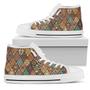 Colorful Patterns High Tops For Women Canvas Shoes White Sneakers High Tops, Sneakers, Colorful