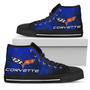 Corvette Thunder High Top Shoes Blue