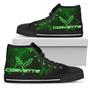 Corvette Thunder High Top Shoes Green