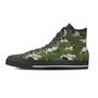 Cow In Grass Print Women's High Top Shoes