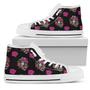 Day Of The Dead Makeup Girl Women High Top Shoes