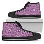 Deep Purple High Top Shoes