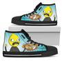 Earl Of Lemongrab Sneakers Adventure Time High Top Shoes High Top Shoes