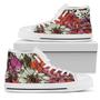 Flower Bloom Women'S High Top Shoes