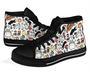 Ghibli Studio Characters Sneakers High Top Shoes Fan High Top Shoes