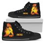 Graphic Luffy Sneakers High Top Shoes