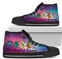 Grateful Dead Jerry Bear High Top Shoes Sneakers High Top Shoes