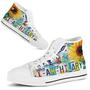 Hilary License Plate High Top Shoes