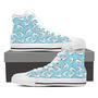 Ice Skating Pattern High Top Shoes Sneakers
