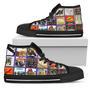 Led Zeppelin Sneakers Album High Top Shoes Rock Band Fan High Top Shoes