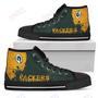 Mens Womens Green Bay Packers High Top Shoes Batman Style High Top Shoes Printable