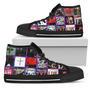 Motley Crue Sneakers Album High Top Shoes Rock Fan High Top Shoes