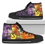 Naruto Sasuke Sneakers High Top Anime Fan Gift High Top Shoes