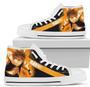 Natsu Fairy Tail Anime Sneakers High Top Shoes Fan High Top Shoes