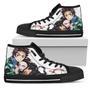 Nezuko & Tanjiro Demon Slayer High Top Shoes