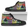 Pink Floyd Psychedelic Sneakers High Top Shoes Fan High Top Shoes