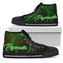 Plymouth Thunder High Top Shoes Green