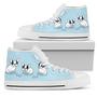Puppy French Bulldog Sneakers High Top Shoes