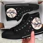 Sakura High Top Cherry Blossom High Top Shoes Floral, Women And Men, High Top Shoes, Converse Style,