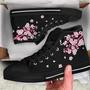 Sakura High Top Cherry Blossom High Top Shoes Sneakers For Adults, High Top Shoes, Converse Style,