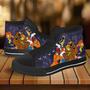 Scooby Doo Painted High Top Scooby Doo Custom High Top Shaggy Print Shoes Daphne Cartoon Shoes Mystery