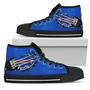 Scratch Of The Wolf Buffalo Bills High Top Shoes