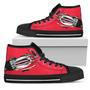 Scratch Of The Wolf Carolina Hurricanes High Top Shoes