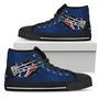 Scratch Of The Wolf Houston Texans High Top Shoes