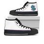 Seattle Kraken High Top Shoes Away Style