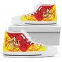 Sicily Flag With Celtic Tree Of Life High Top Shoes