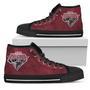 Simple Logo Atlanta Falcons High Top Shoes